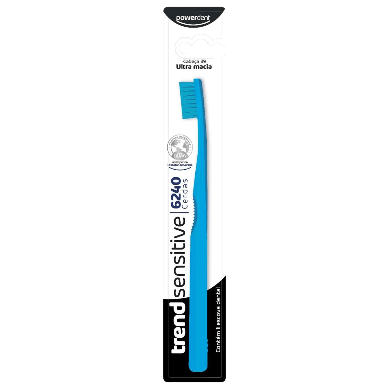 Powerdent Trend Sensitive Azul - Escova de Dente