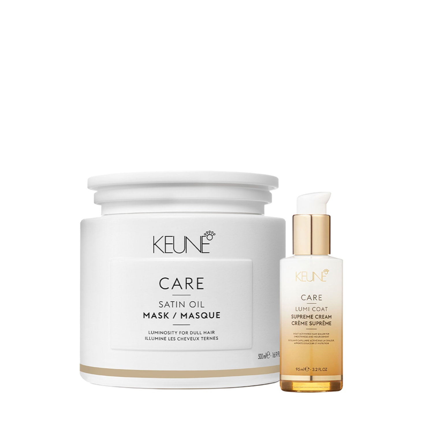 Kit Keune Care Satin Oil Lumi Coat (2 Produtos)