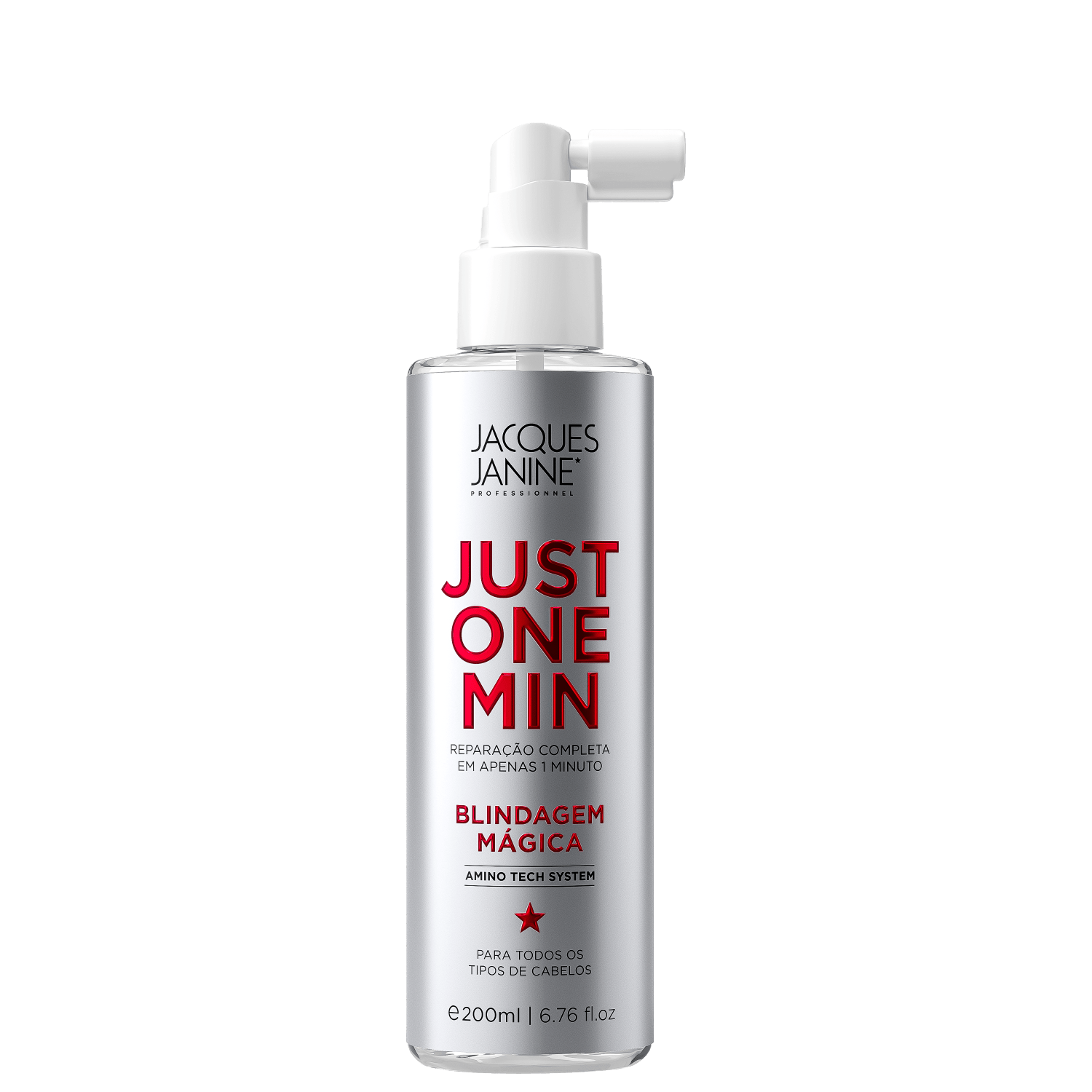 Jacques Janine Just One Min Blindagem Mágica -Spray Anti-frizz Multifuncional 200ml