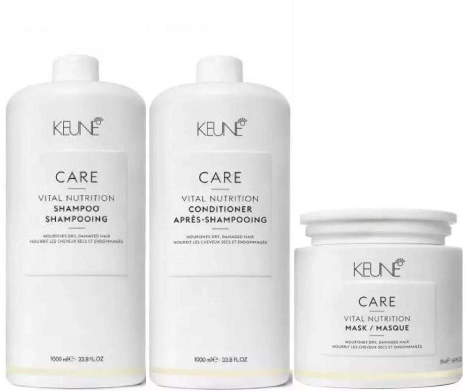 Kit Keune Care Vital Nutrition Salão (3 Produtos)
