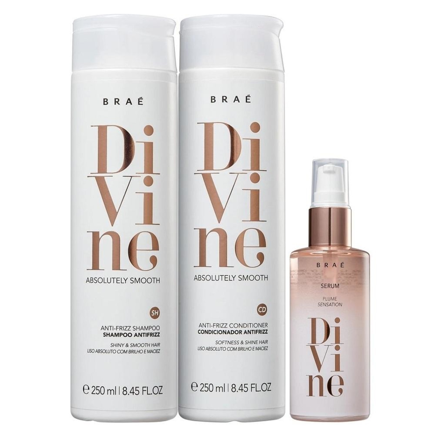 Kit Braé Divine Plume Sensation (3 Produtos)