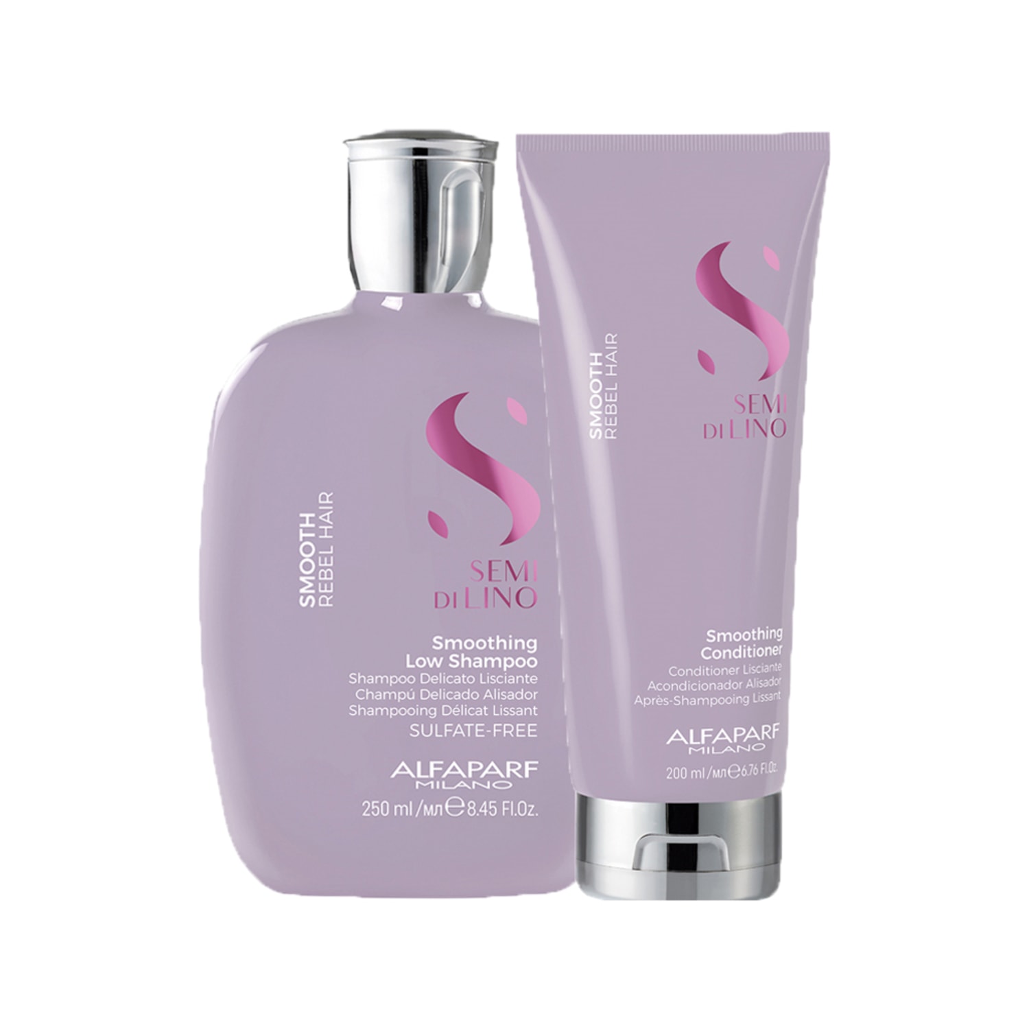 Kit Alfaparf Semi Di Lino Smooth Duo (2 Produtos)