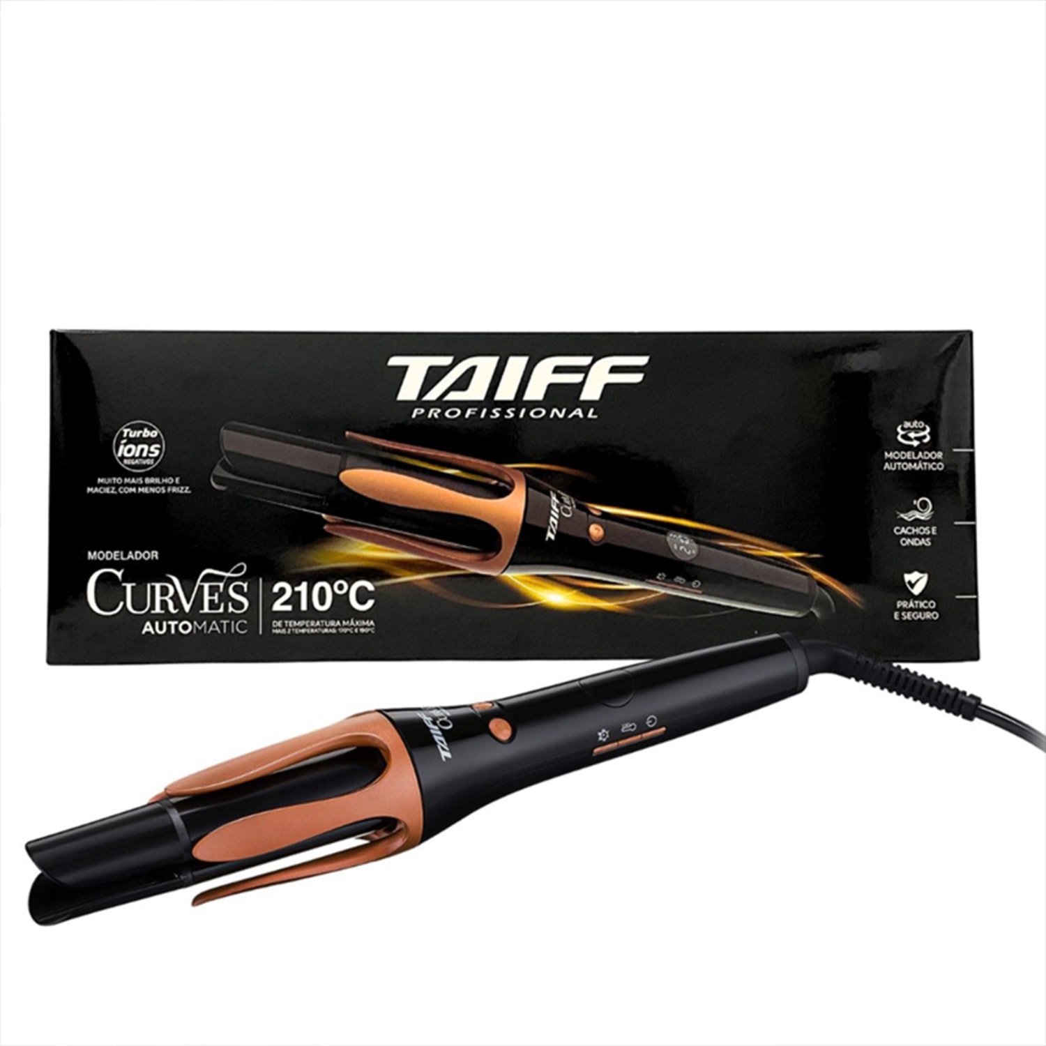 Taiff Curves Automatic Bivolt 210ºC - Modelador de Cachos