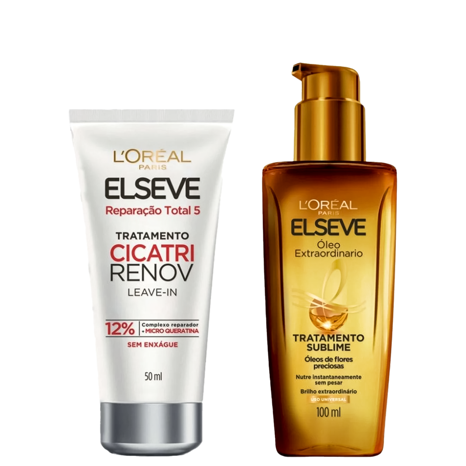 Kit Elseve L’Oréal Paris Óleo Extraordinário + Cicatri Renov (2 Produtos)