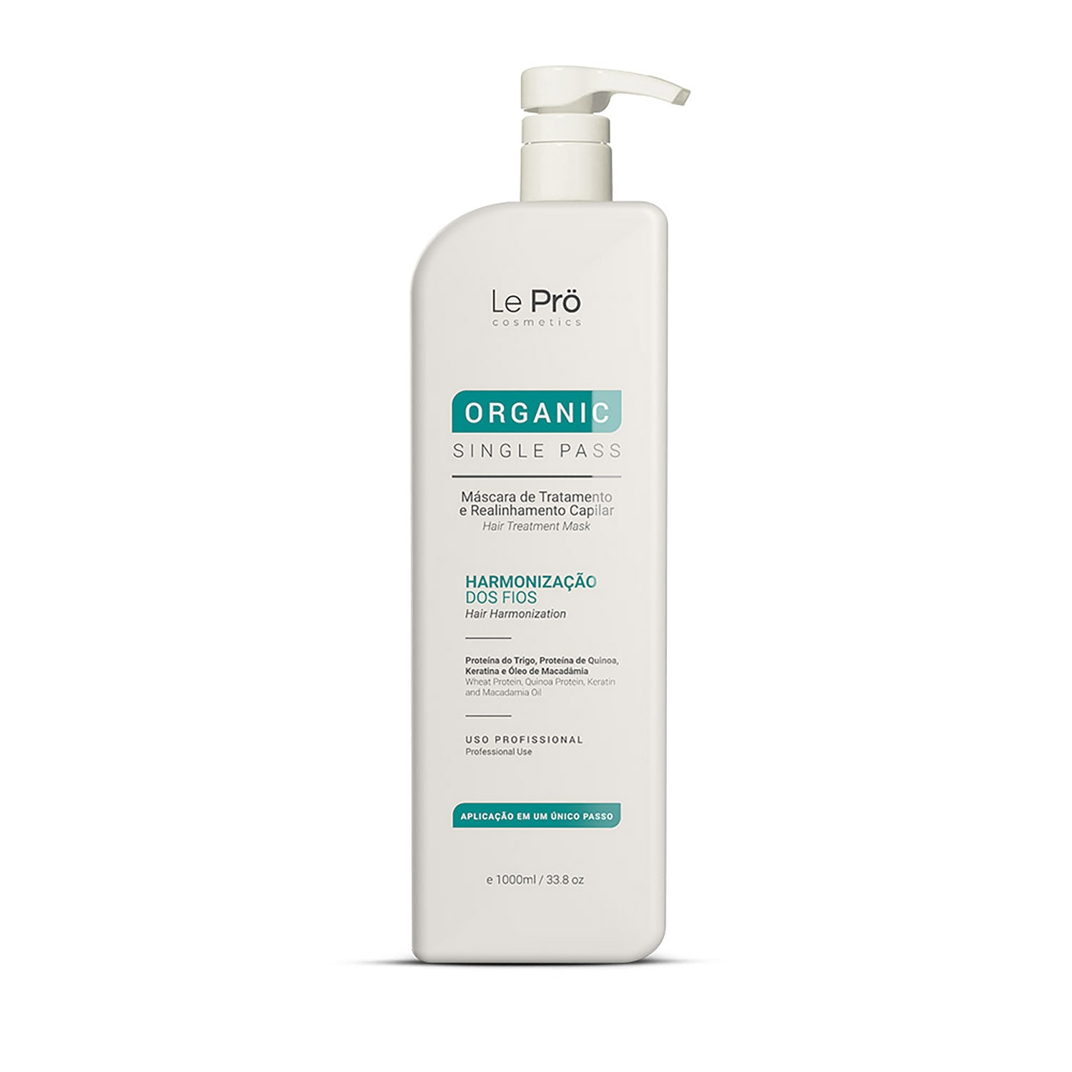 Le Prö Cosmetics Organic Single Pass - Escova Progressiva 1l