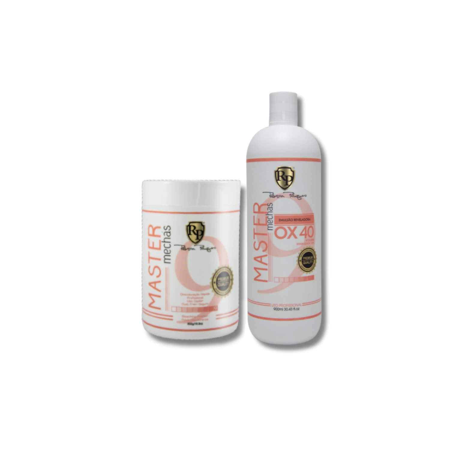 Combo Pó Descolorante + OX 40 Master Mechas Robson Peluquero