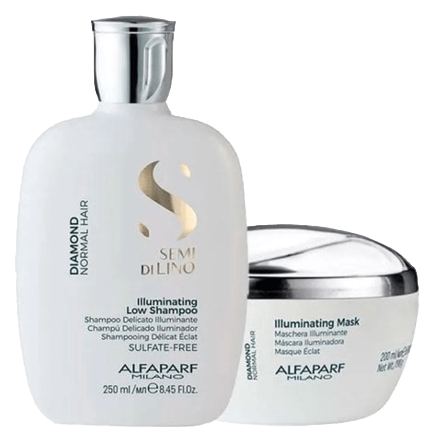 Kit Alfaparf Semi Di Lino Diamond Double Care (2 Produtos)