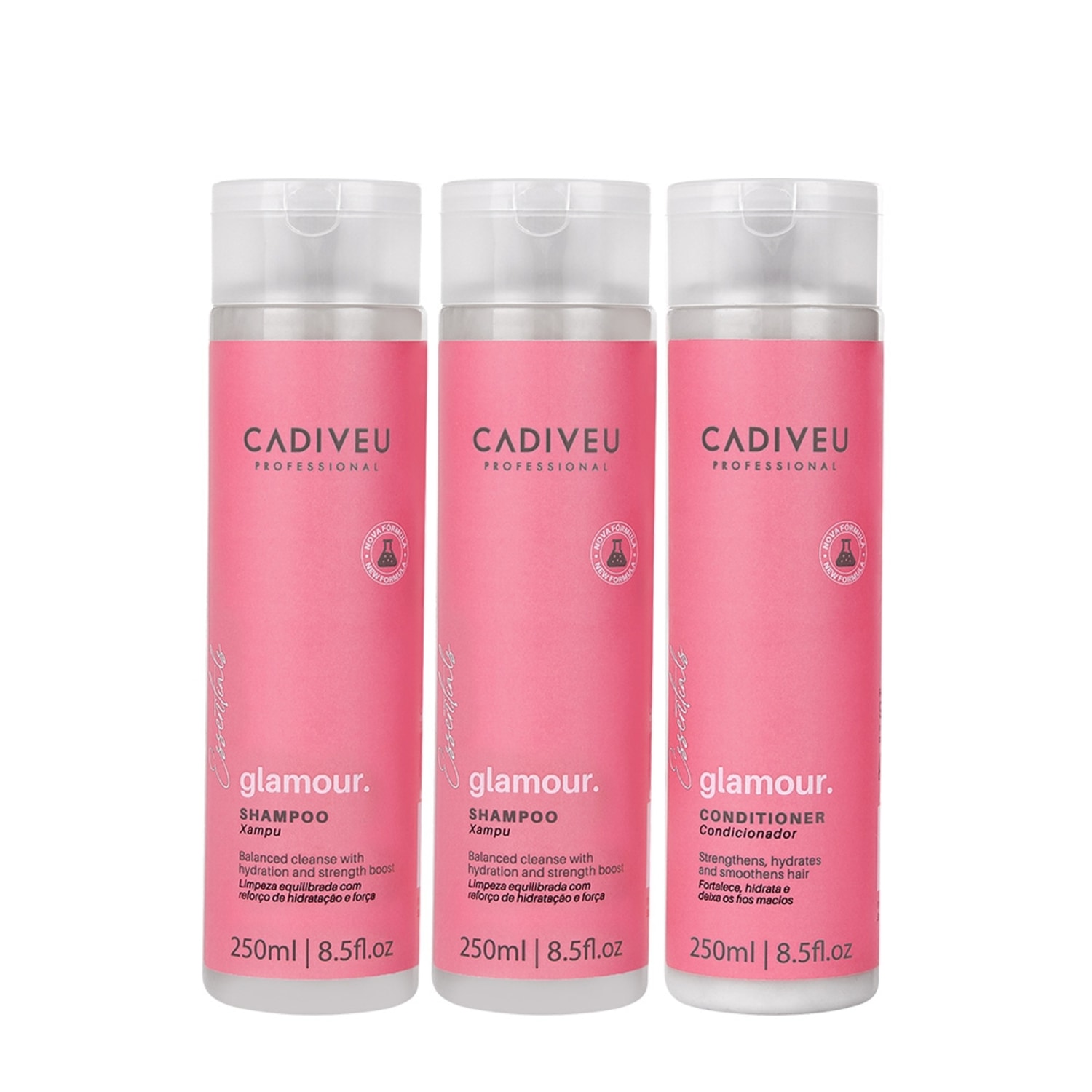 Kit Cadiveu Profissional Essentials Glamour (3 Produtos)