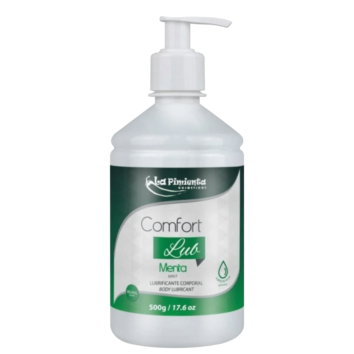 Gel Lubrificante Íntimo Comfort Lub Menta La Pimienta - 500g