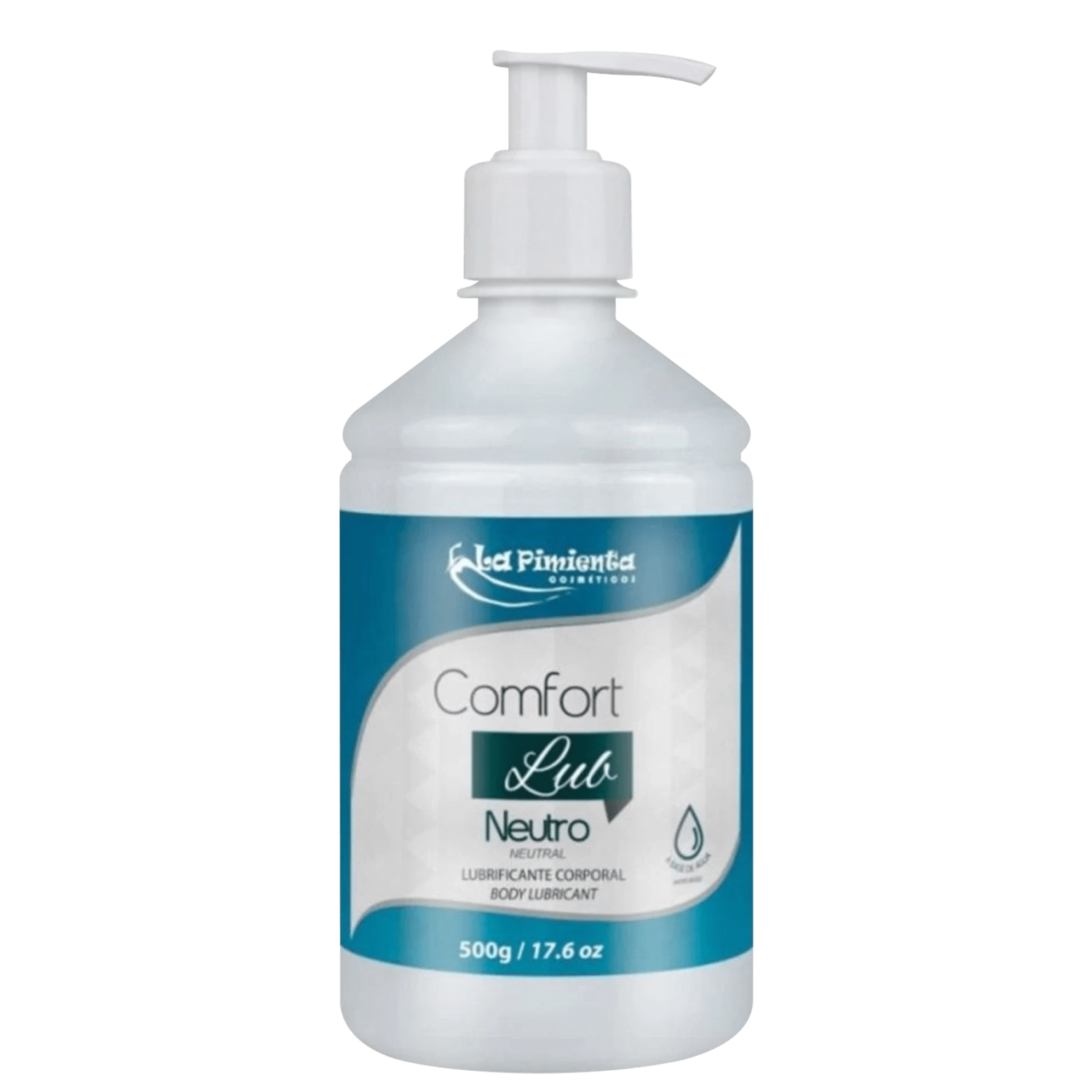 Gel Lubrificante Íntimo Comfort Lub Neutro La Pimienta - 500g