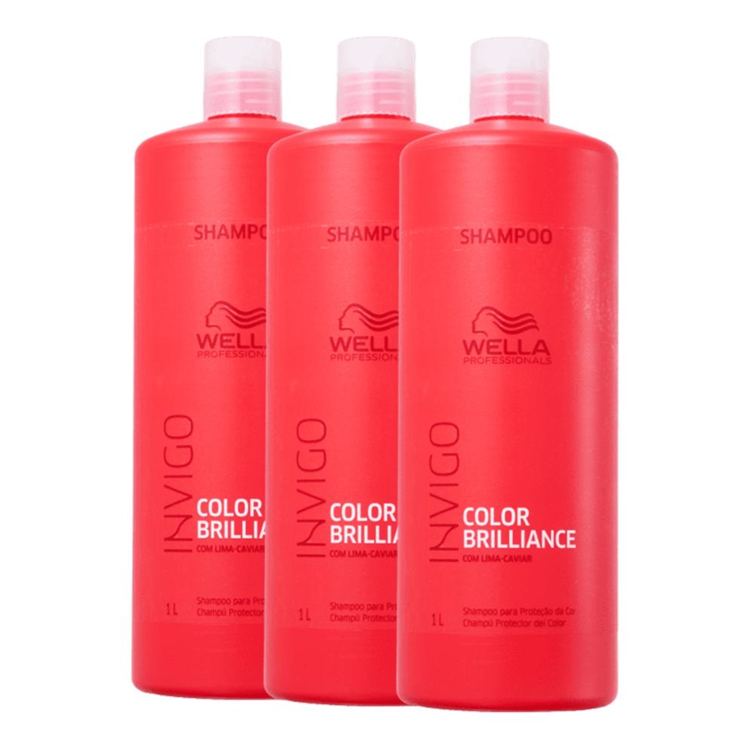 Kit Wella Professionals Invigo Color Brilliance Trio de Shampoo (3 Unidades)
