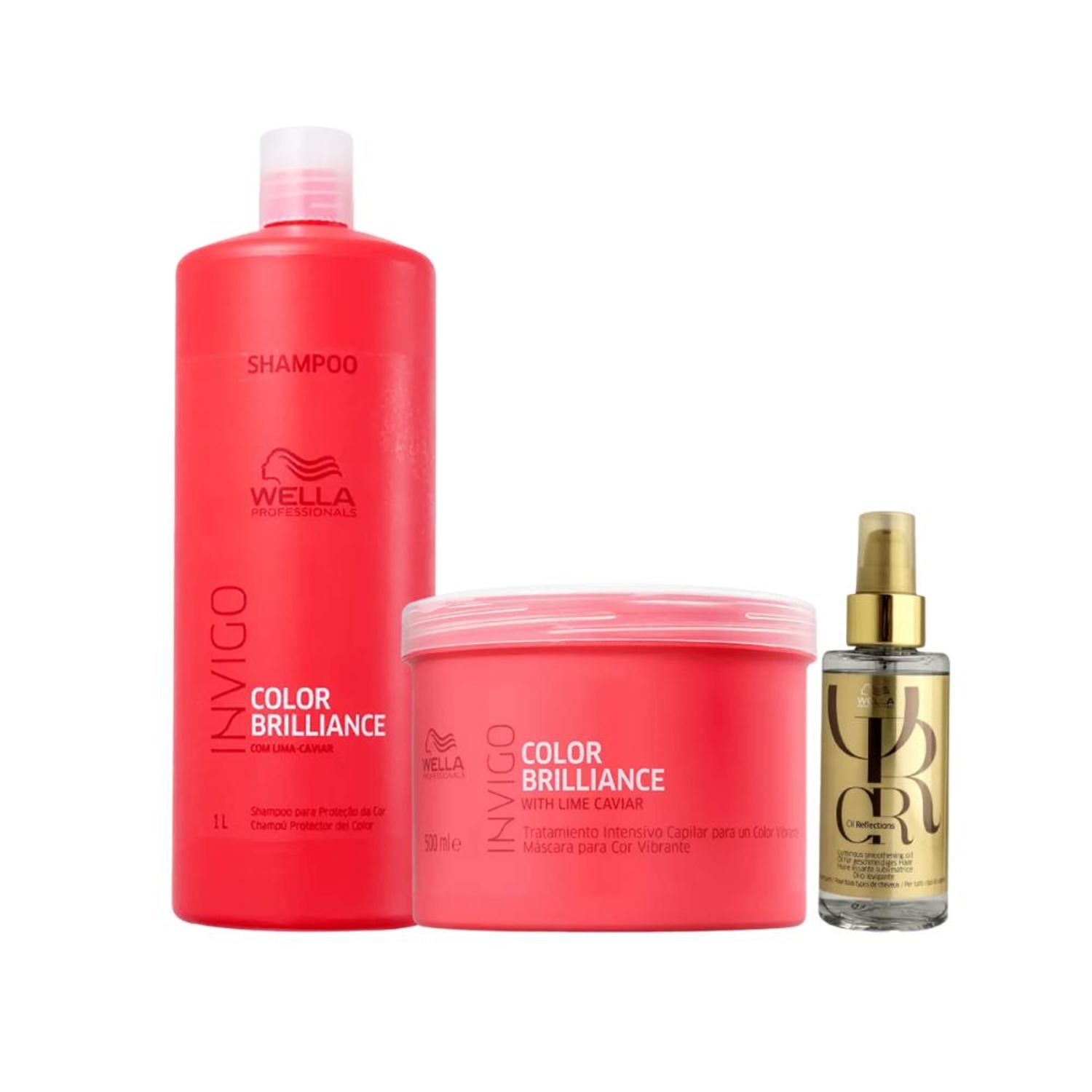 Kit Wella Professionals Invigo Color Brilliance Oil (3 Produtos)