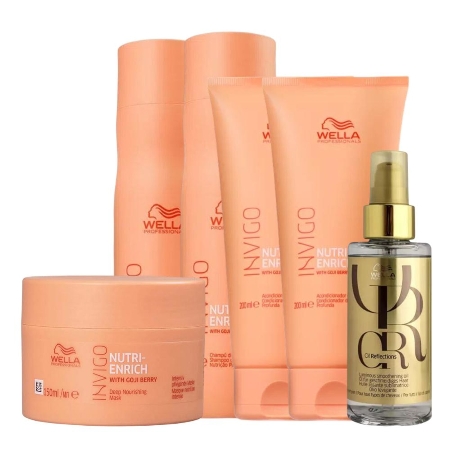 Kit Wella Professionals Invigo Nutri-Enrich Sexteto (6 Produtos)