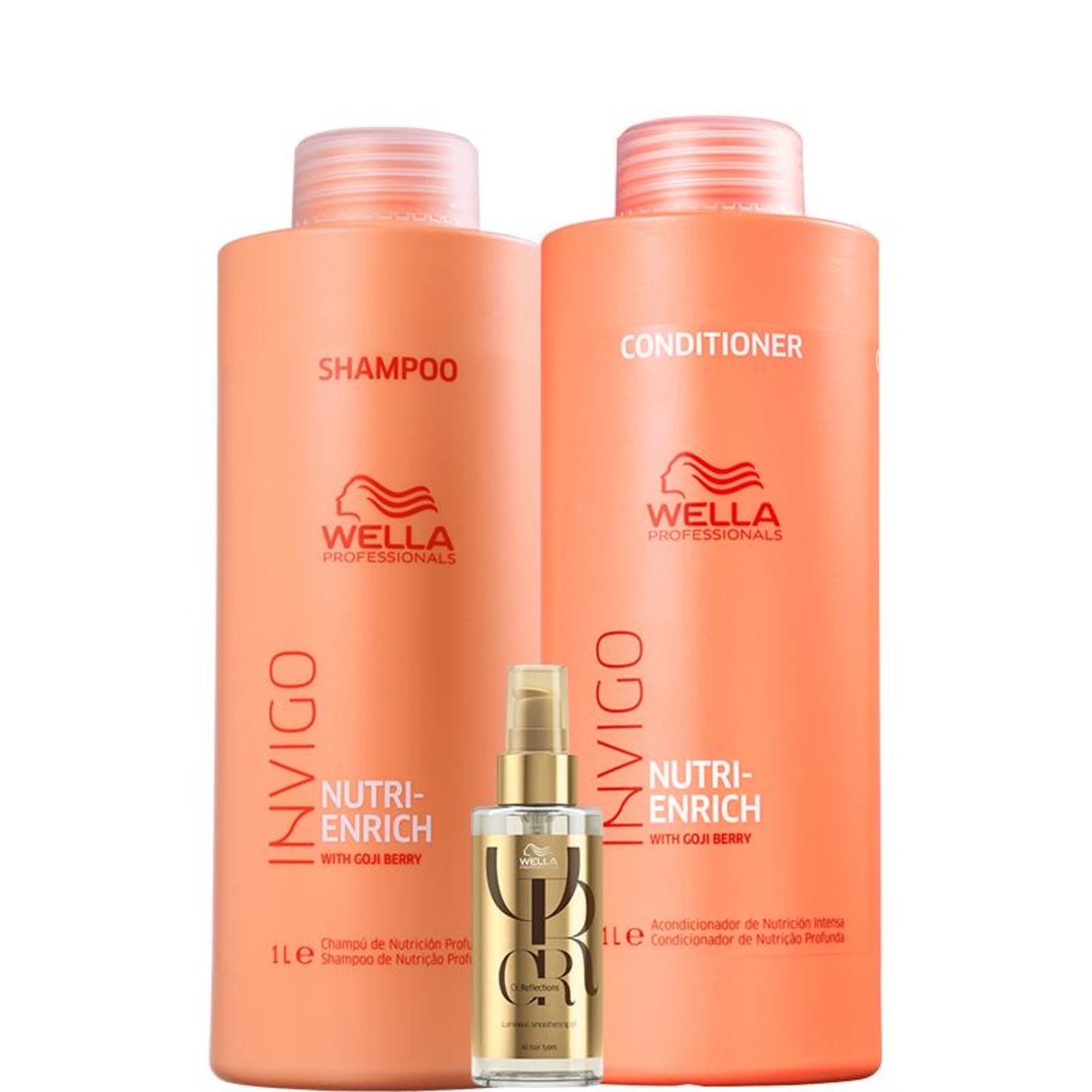 Kit Wella Professionals Invigo Nutri-Enrich Shine Essential (3 Produtos)