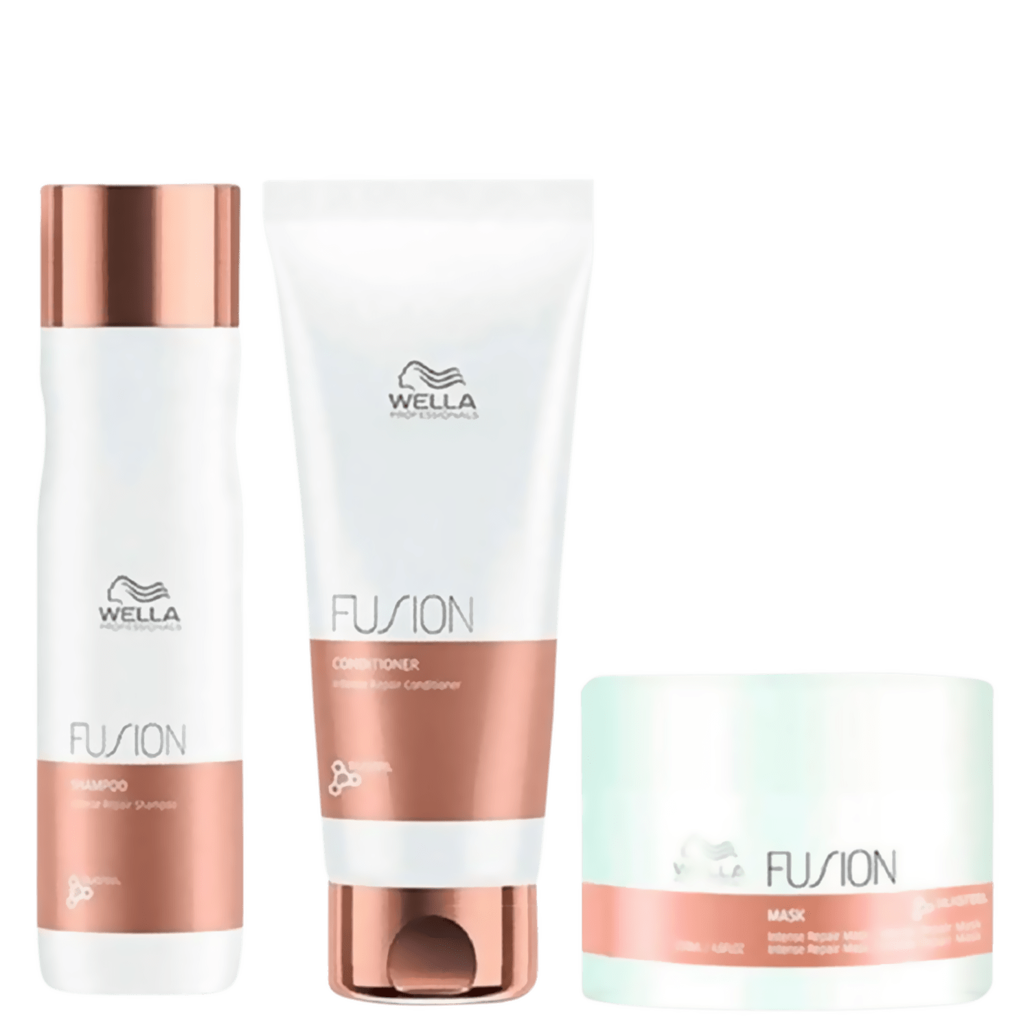 Kit Wella Professionals Fusion Triplo Cuidado (3 Produtos)
