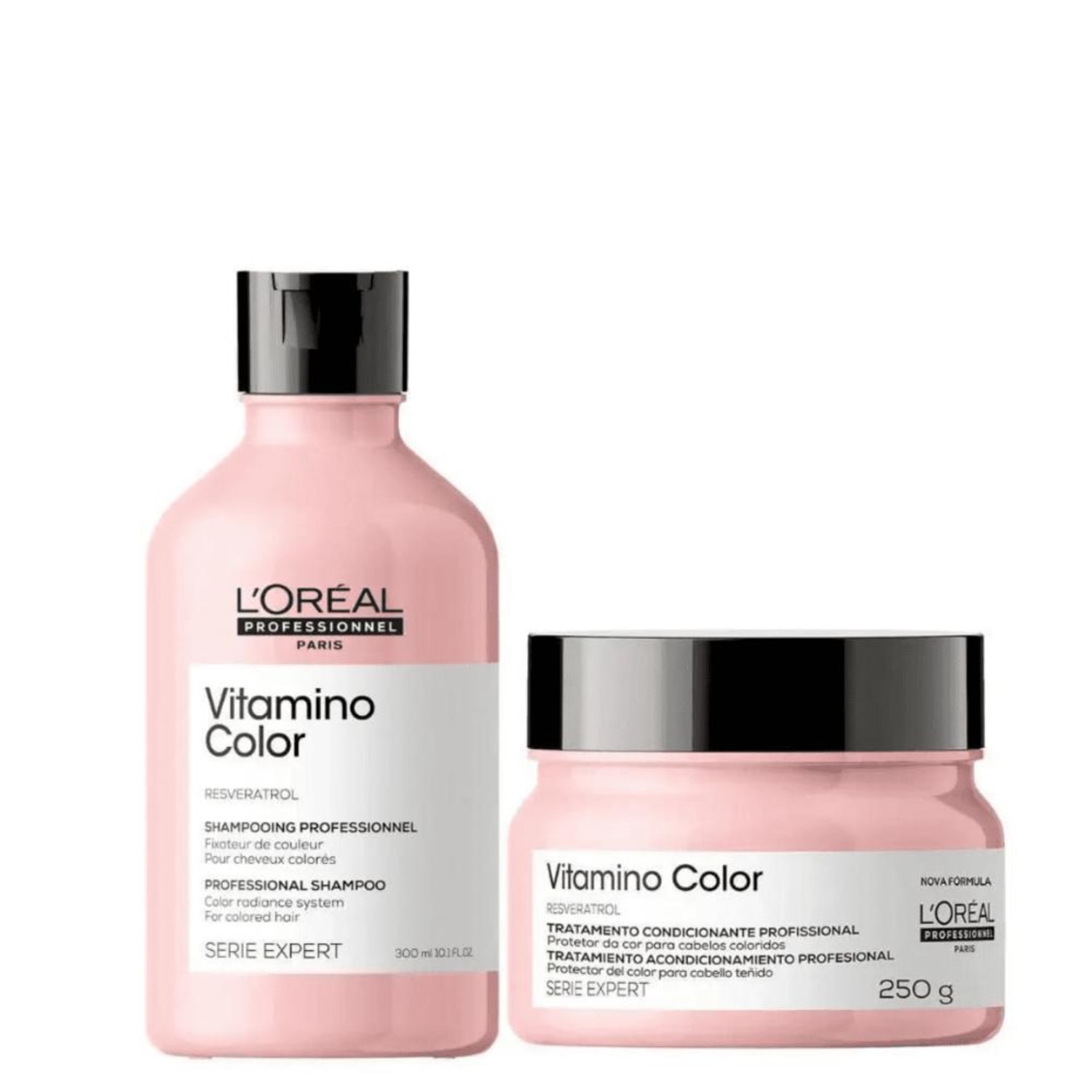 Kit L’Oréal Professionnel Vitamino Color Resveratrol Duo Treatment (2 Produtos)