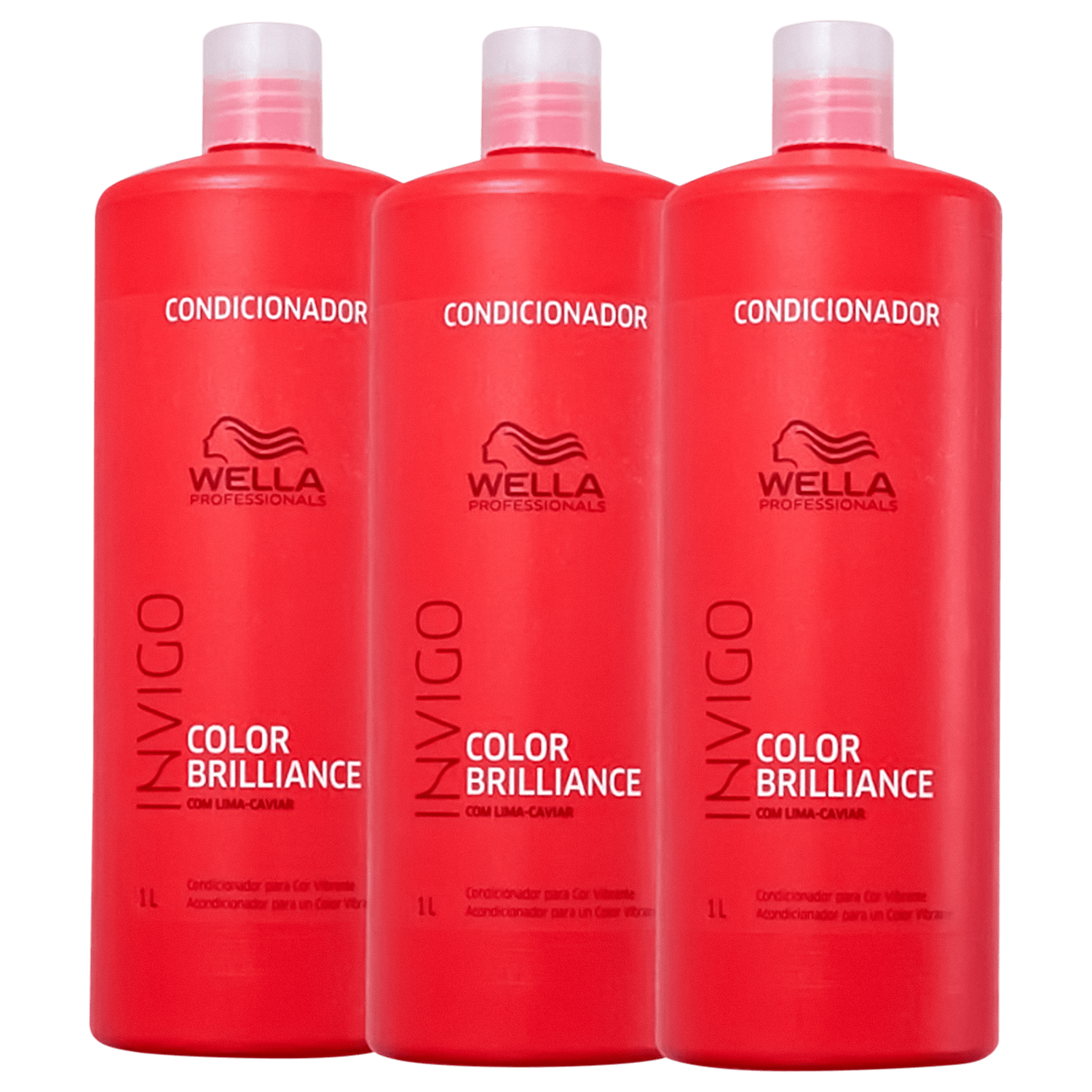Kit Wella Professionals Invigo Color Brilliance Trio de Condicionador (3 Unidades)