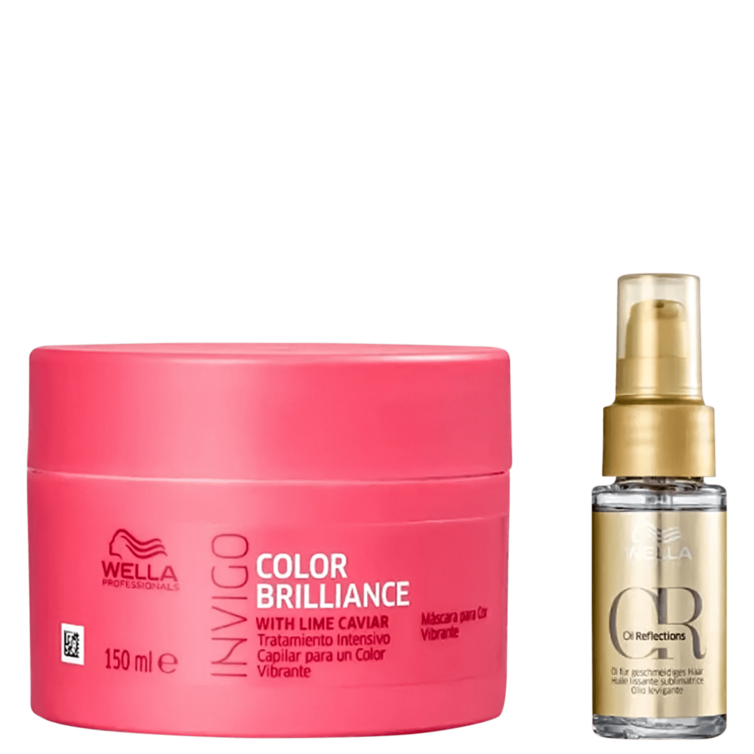 Kit Wella Professionals Invigo Color Brilliance Oil Reflections Shine Care (2 Produtos)