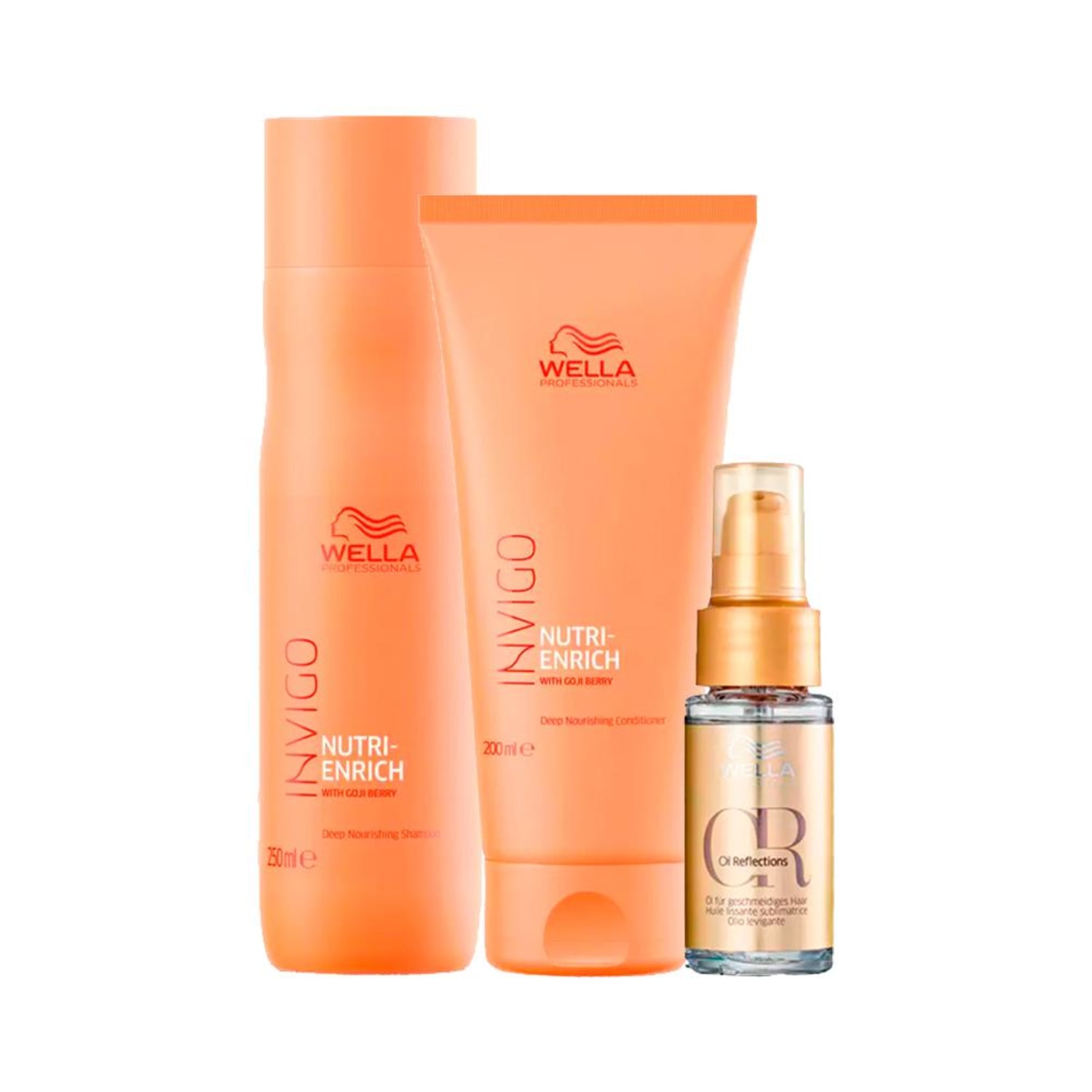 Kit Wella Professionals Invigo Nutri-Enrich Trio Shine Care (3 Produtos)