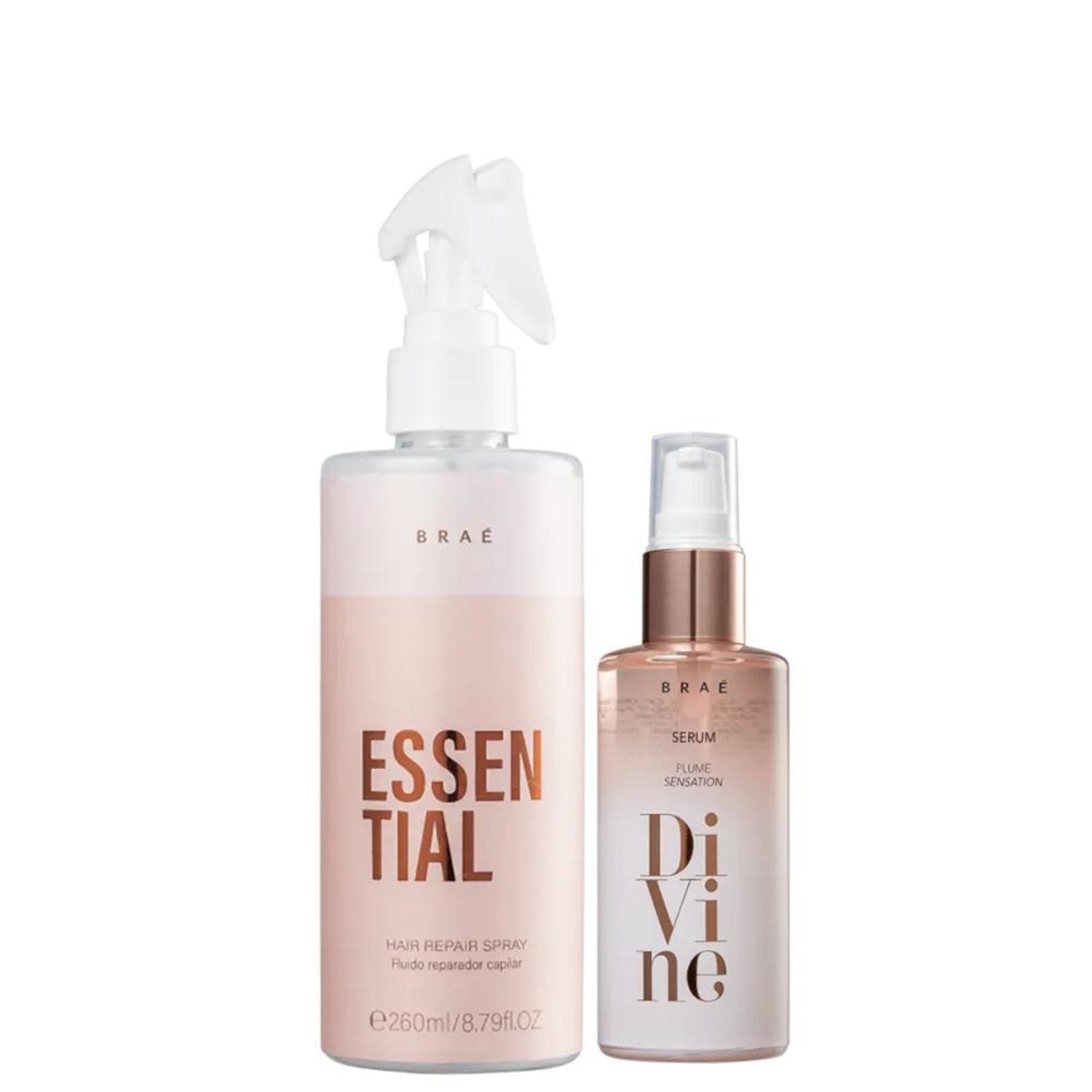 Kit Leave Essential 260ml e Sérum Divine 60ml - Braé