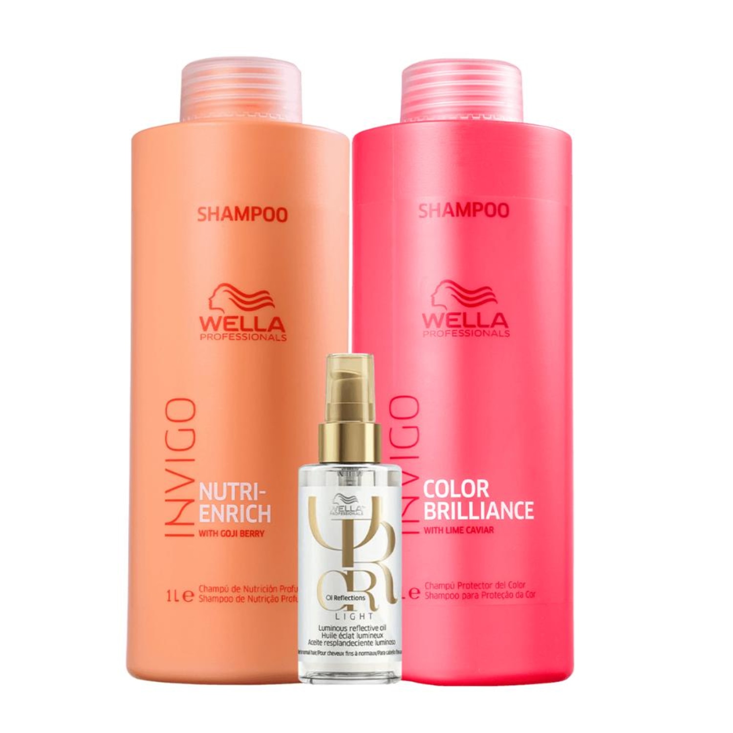 Kit Wella Professionals Invigo Color Nutri Oil Trio (3 Produtos)