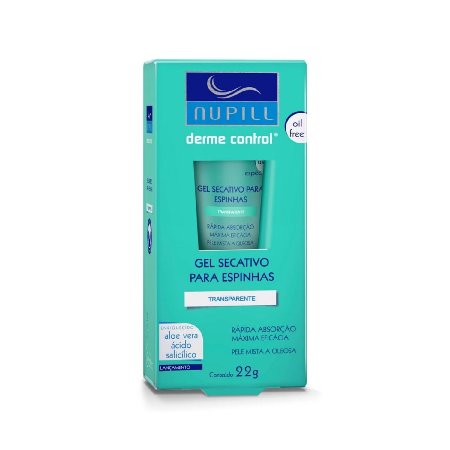 Gel Secativo Para Espinhas Nupill Derme Control 22G