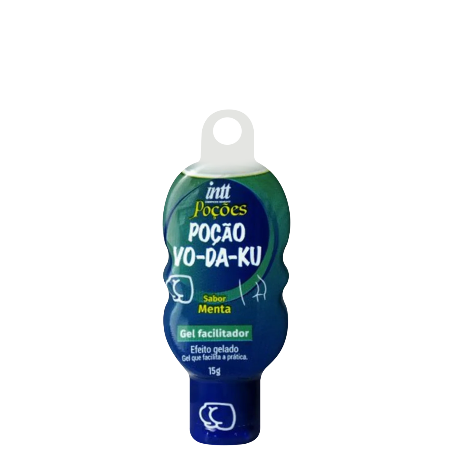 Intt Poções Poção Vo-Da-Ku Menta - Gel Facilitador 15g