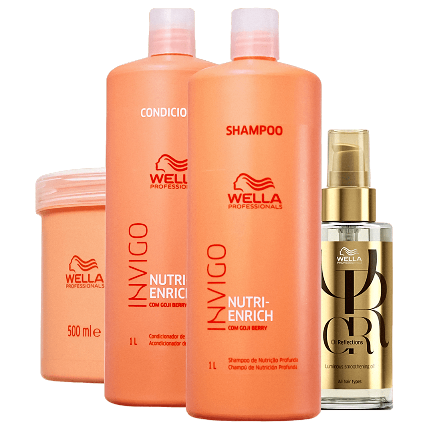 Kit Wella Professionals Invigo Nutri-Enrich Reflections (4 produtos)