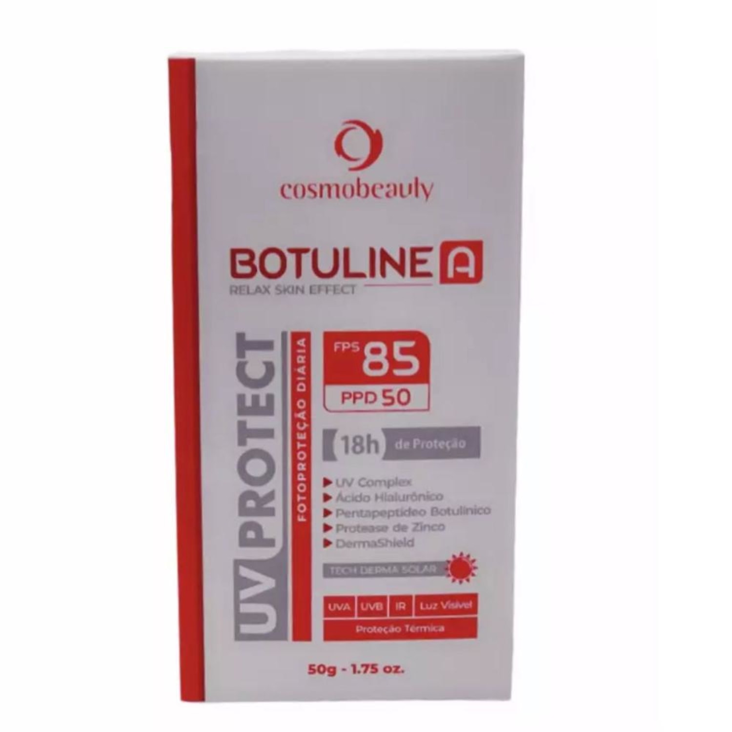 Cosmobeauty Botuline FPS 85 18h - Protetor Solar 50g