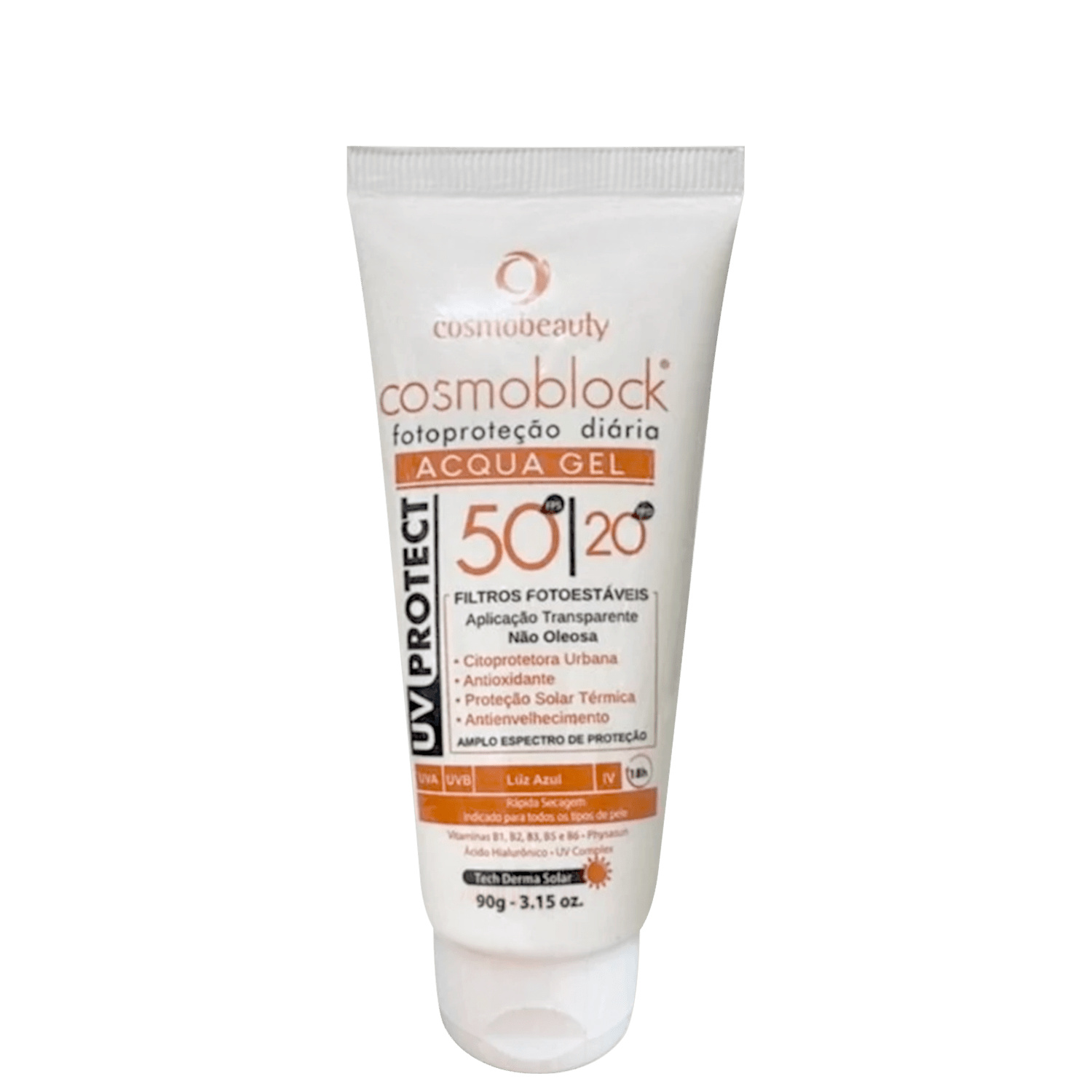 Cosmobeauty Cosmoblock Acqua Gel FPS 50 - Protetor Solar Facial 100g