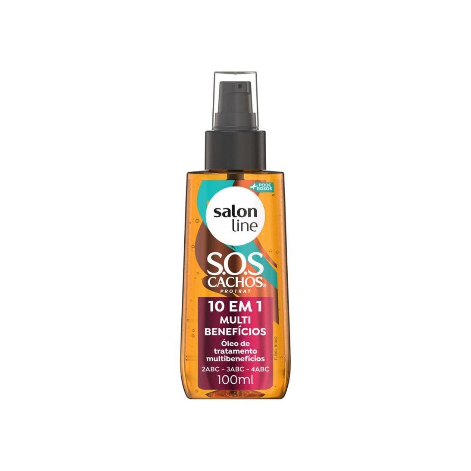Salon Line S.O.S Cachos 10 em 1 Multibenefícios - Óleo Capilar 100ml