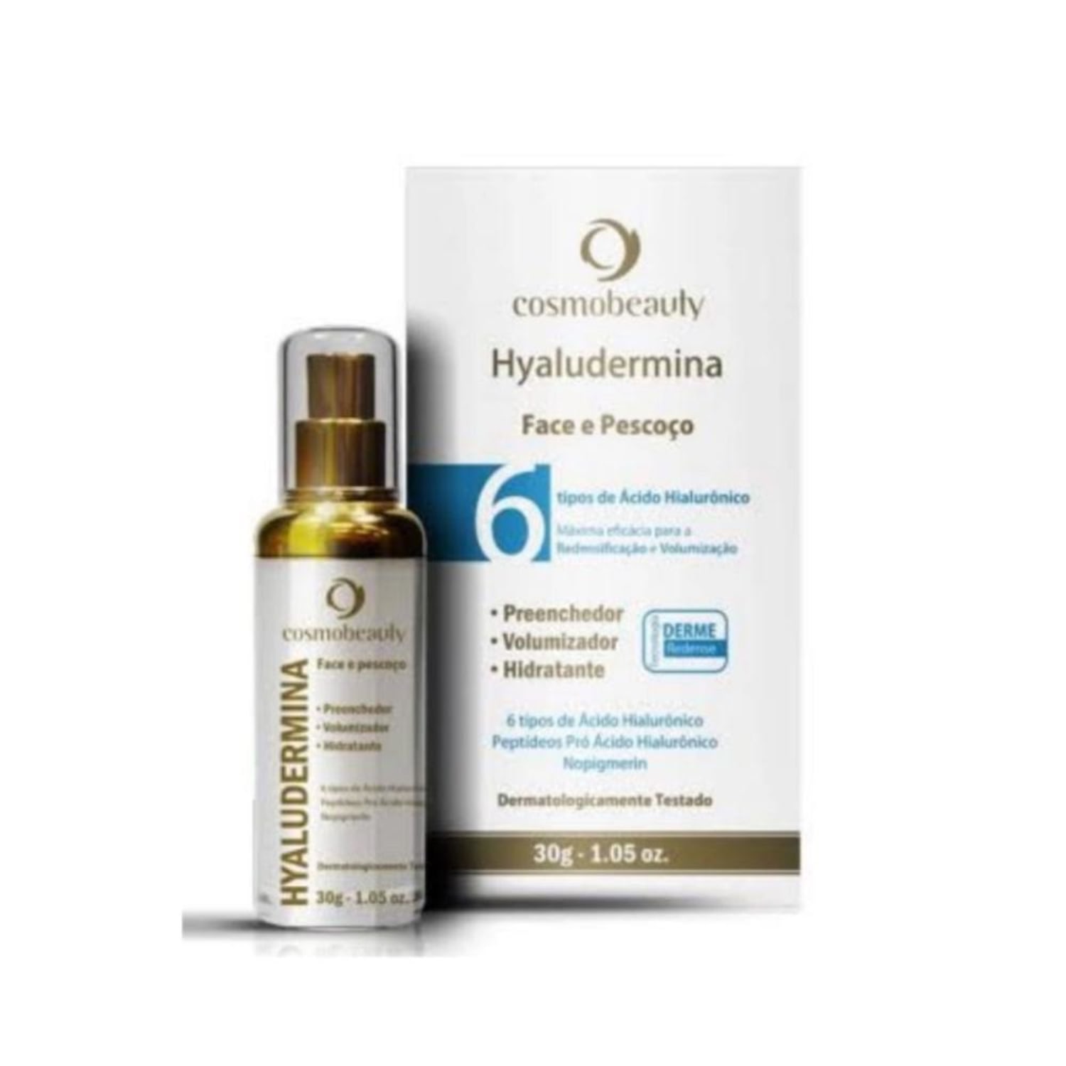 Cosmobeauty Hyaludermina - Creme Hidratante Facial 30g