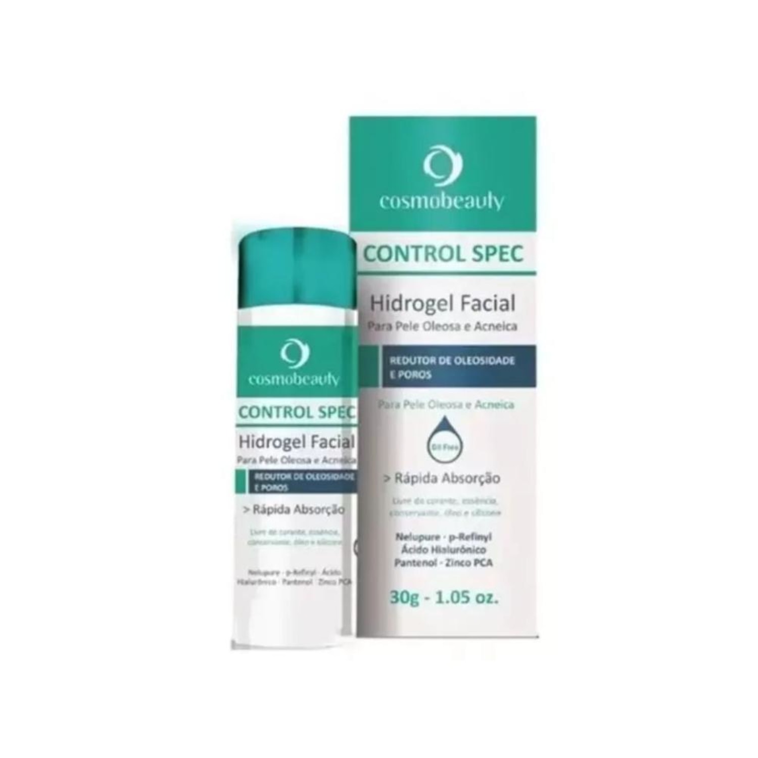 Cosmobeauty Control Spec Hidrogel - Gel Hidratante Facial 30g