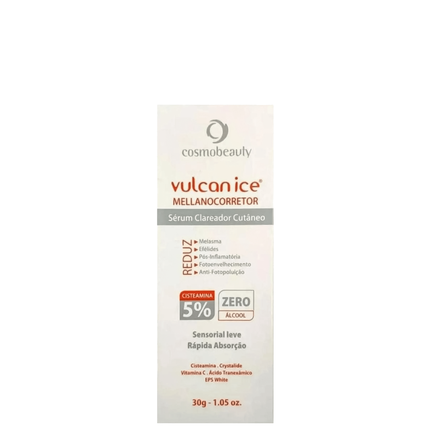 Cosmobeauty Vulcan Ice Mellanocorretor - Sérum Facial Uniformizador 30g