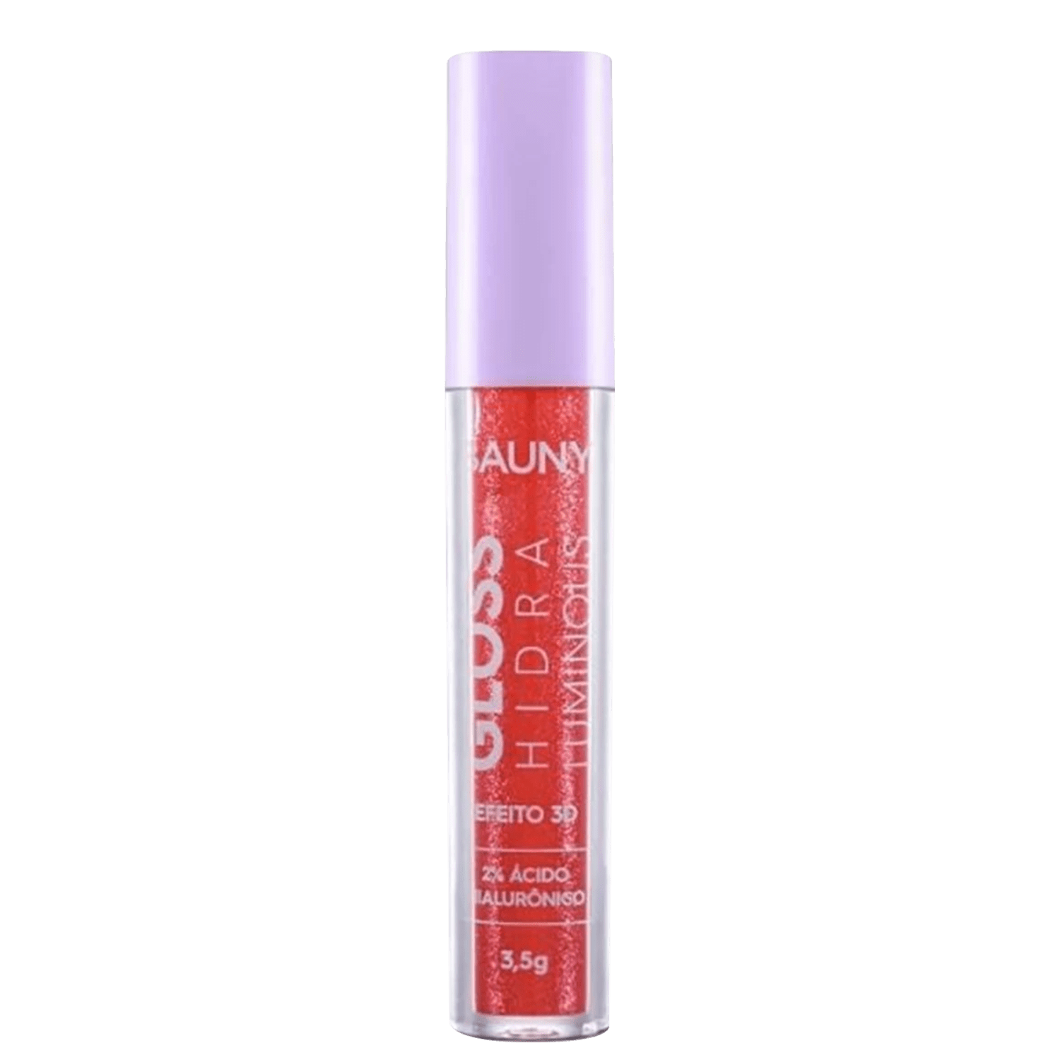 Bauny Cosméticos Hidra Luminous 3D Ruby Glow - Gloss Labial 3,5g