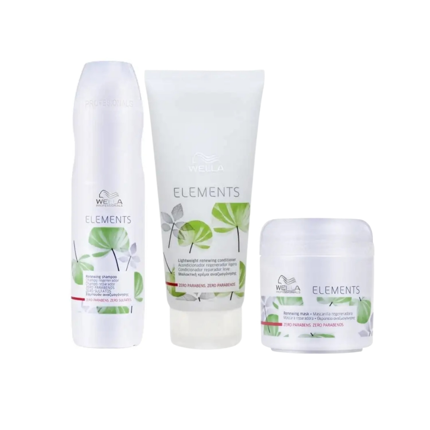 Kit Wella Professionals Elements Calming Renewing Trio Care (3 Produtos)