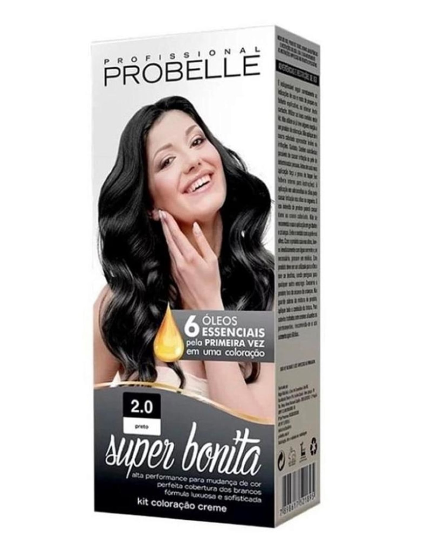 PROBELLE Super Bonita 2.0 Preto - Coloração Permanente