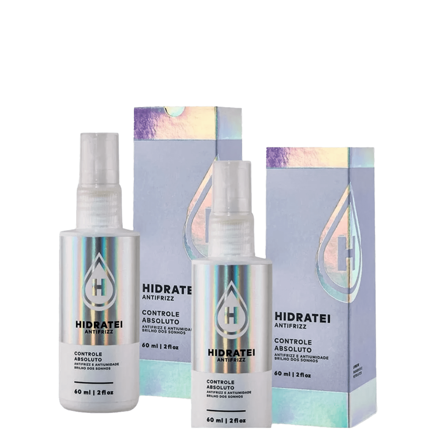 Kit Hidratei Antifrizz Leave-in Controle Absoluto (2 Unidades)