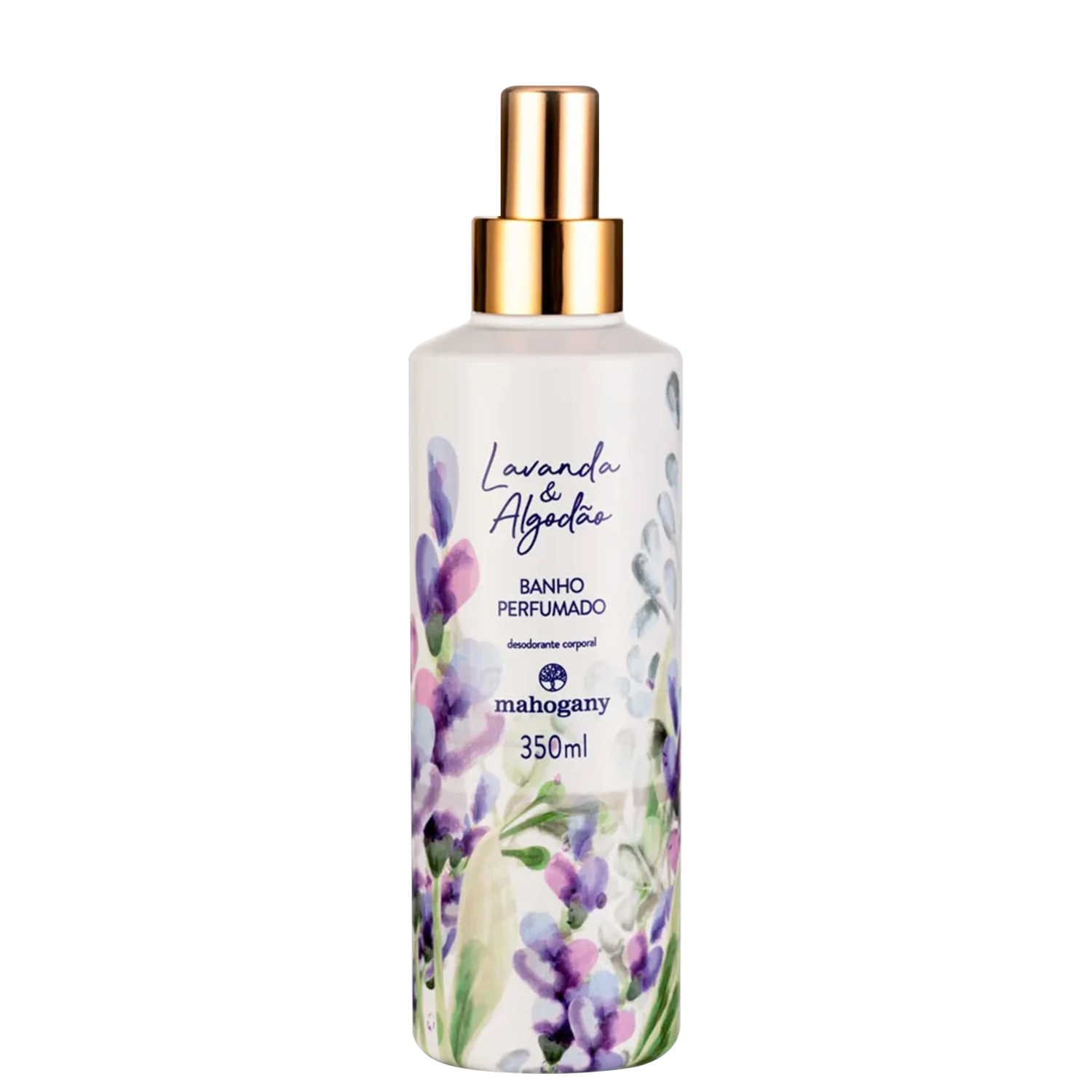 Mahogany Lavanda & Algodão Banho Perfumado - Desodorante Corporal 350ml