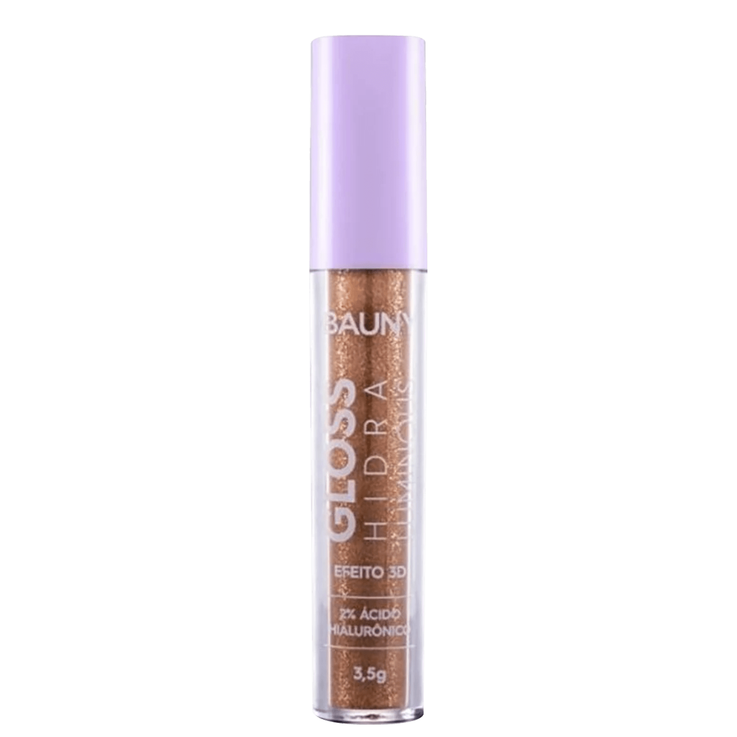 Bauny Cosméticos Hidra Luminous 3D Choco Glow - Gloss Labial 3,5g