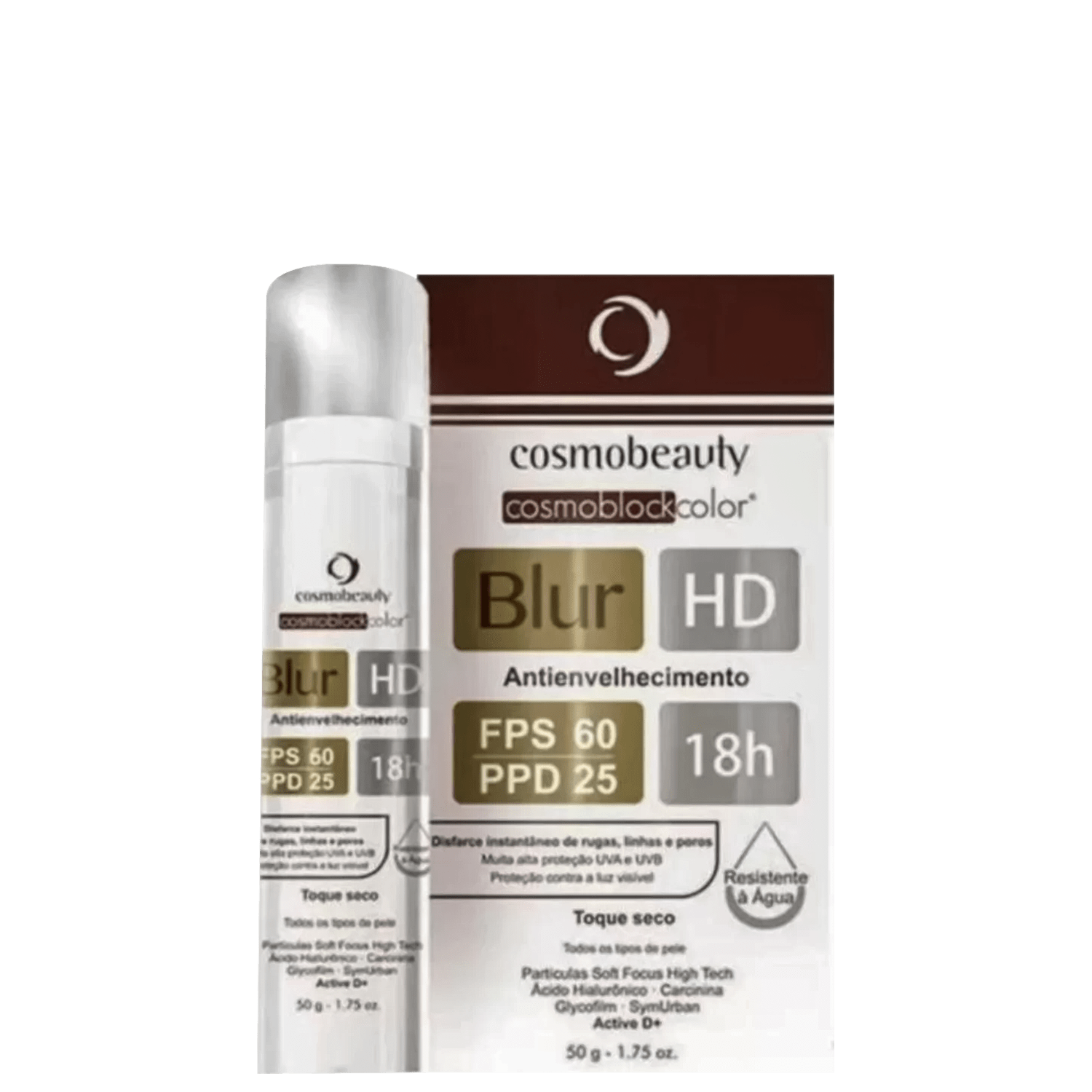 Cosmobeauty Blur HD FPS 60 PPD 25 Bege - Protetor Solar com Cor 50g