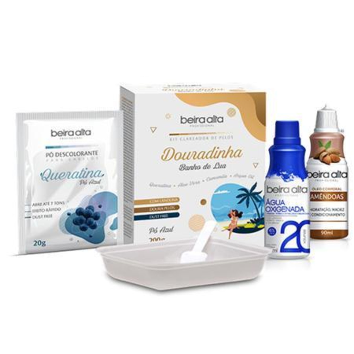 Kit Clareador de Pelos Beira Alta Douradinha
