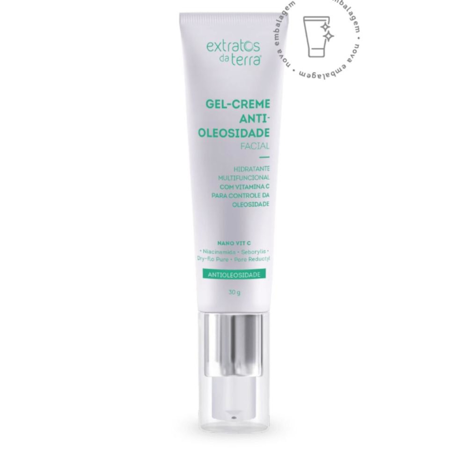 Extratos da Terra Antioleosidade - Gel Creme Facial 30g
