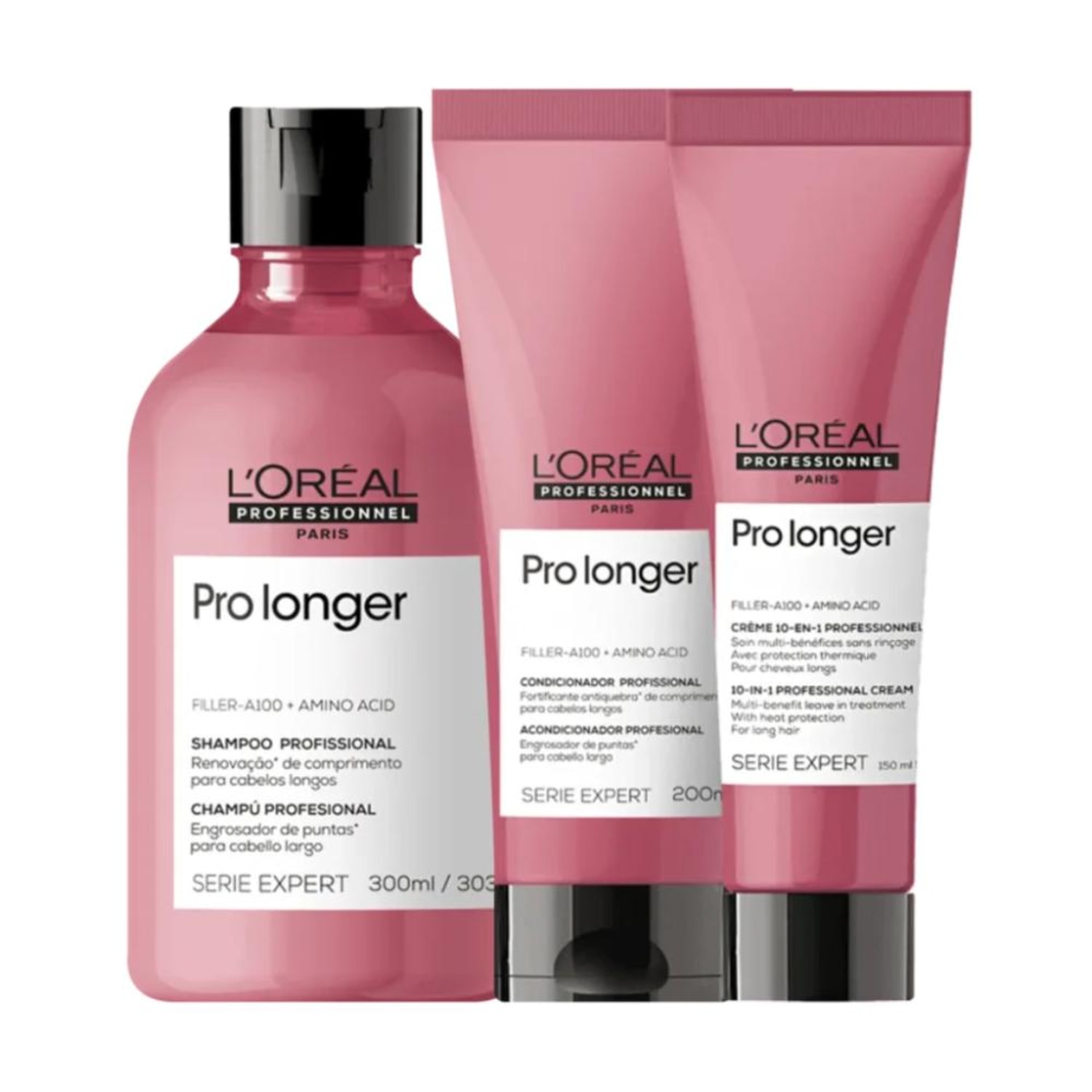 Kit L'Oréal Professionnel Expert Pro Longer Cuidados Essenciais (3 Produtos)