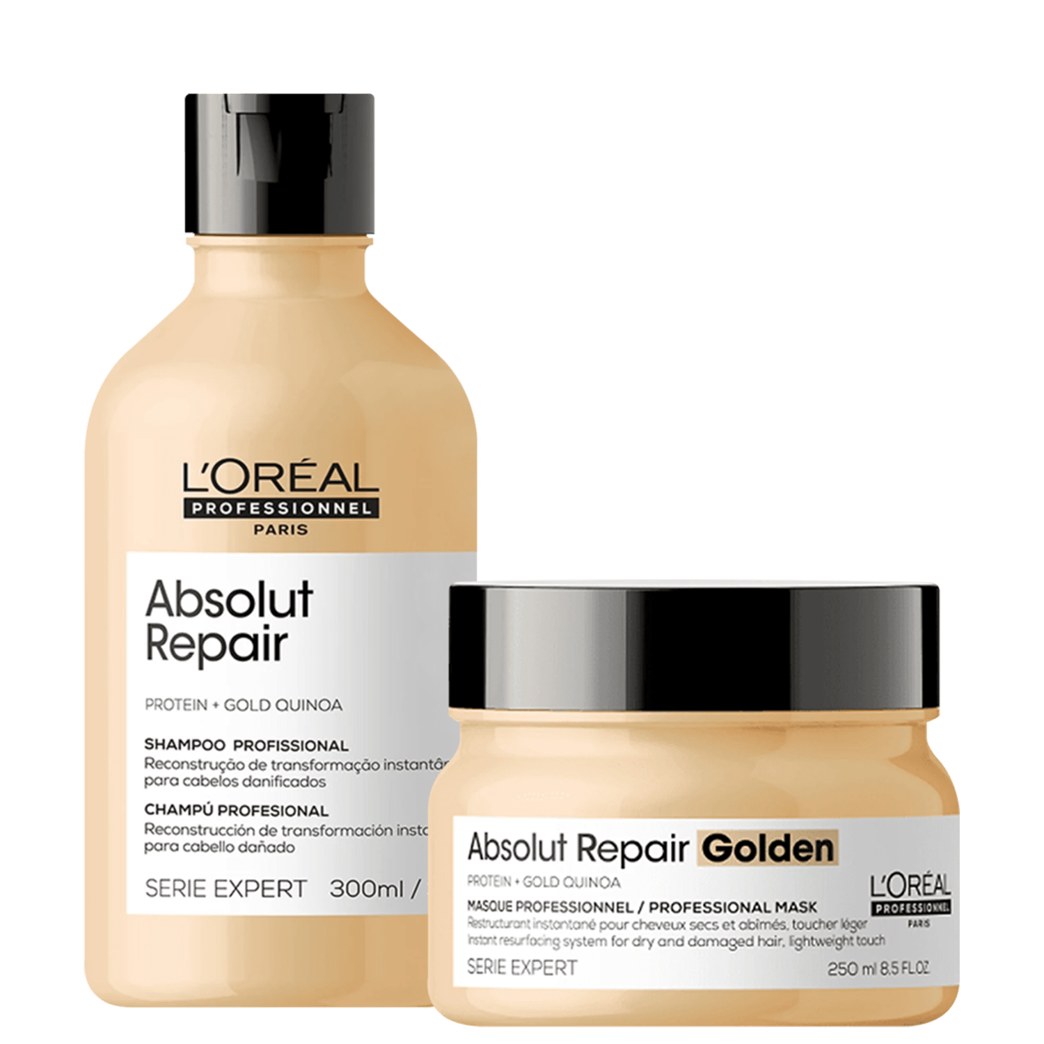 Kit L'Oréal Professionnel Absolut Repair Gold Quinoa + Protein Golden Duo (2 produtos)