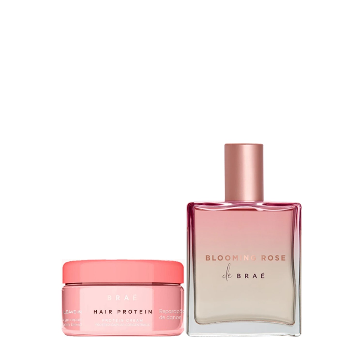 Kit Braé Hair Protein + Blooming Rose (2 Produtos)