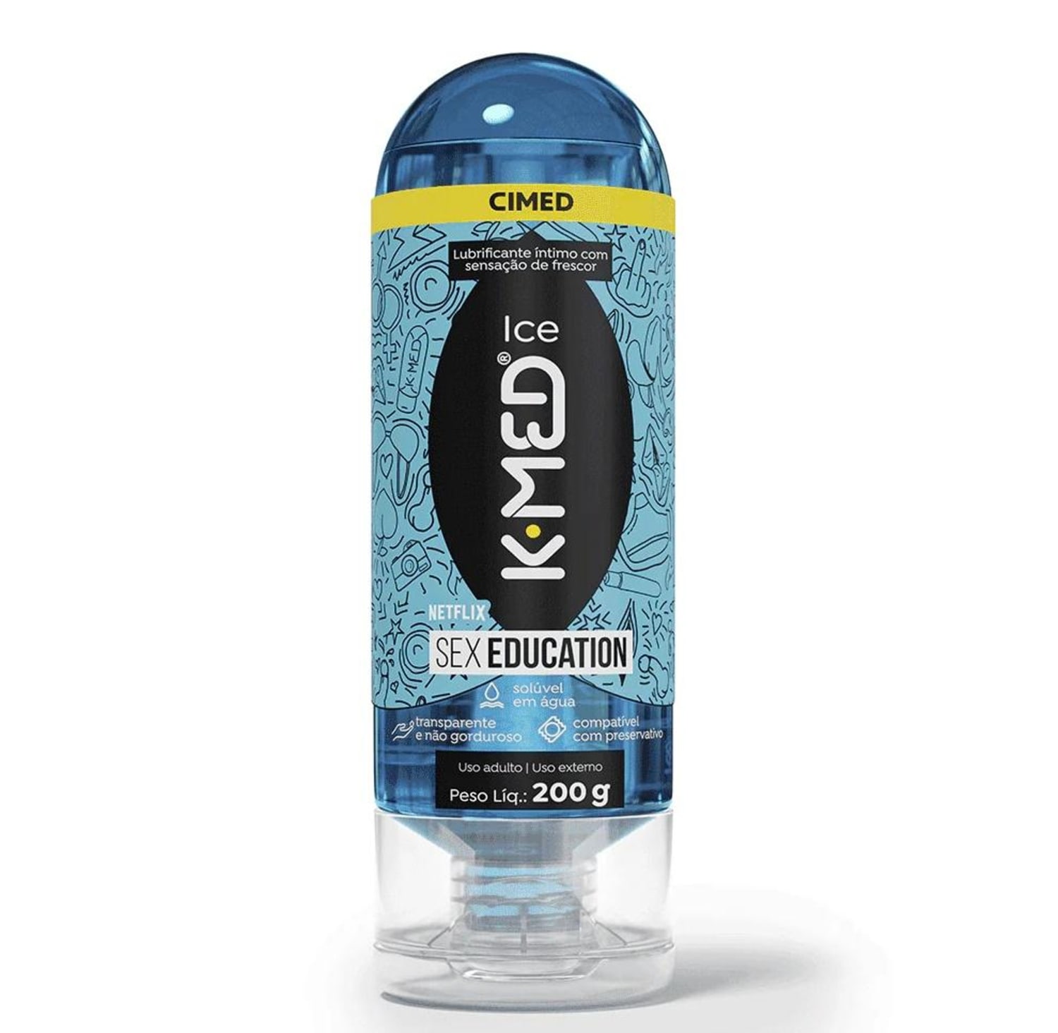 Cimed K-Med Ice Sex Education - Gel Lubrificante Íntimo 200g