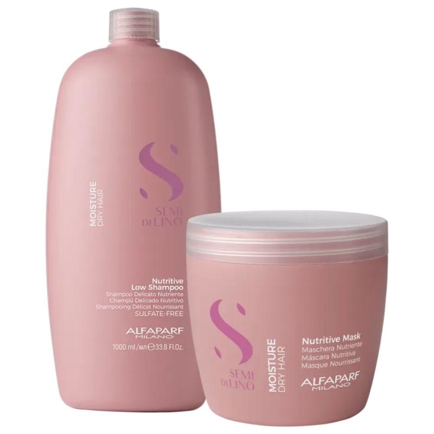 Kit Alfaparf Semi Di Lino Moisture Nutritive Super Care (2 Produtos)