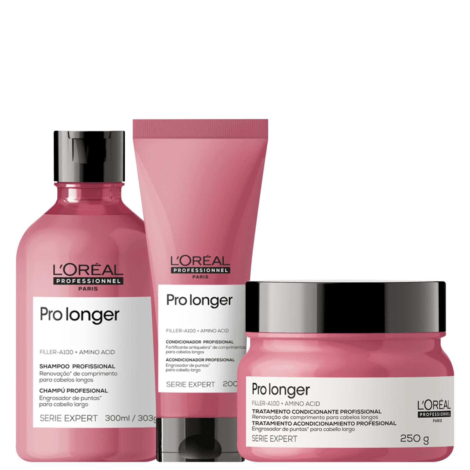 Kit L'Oréal Professionnel Serie Expert Pro Longer Home Care  (3 Produtos)