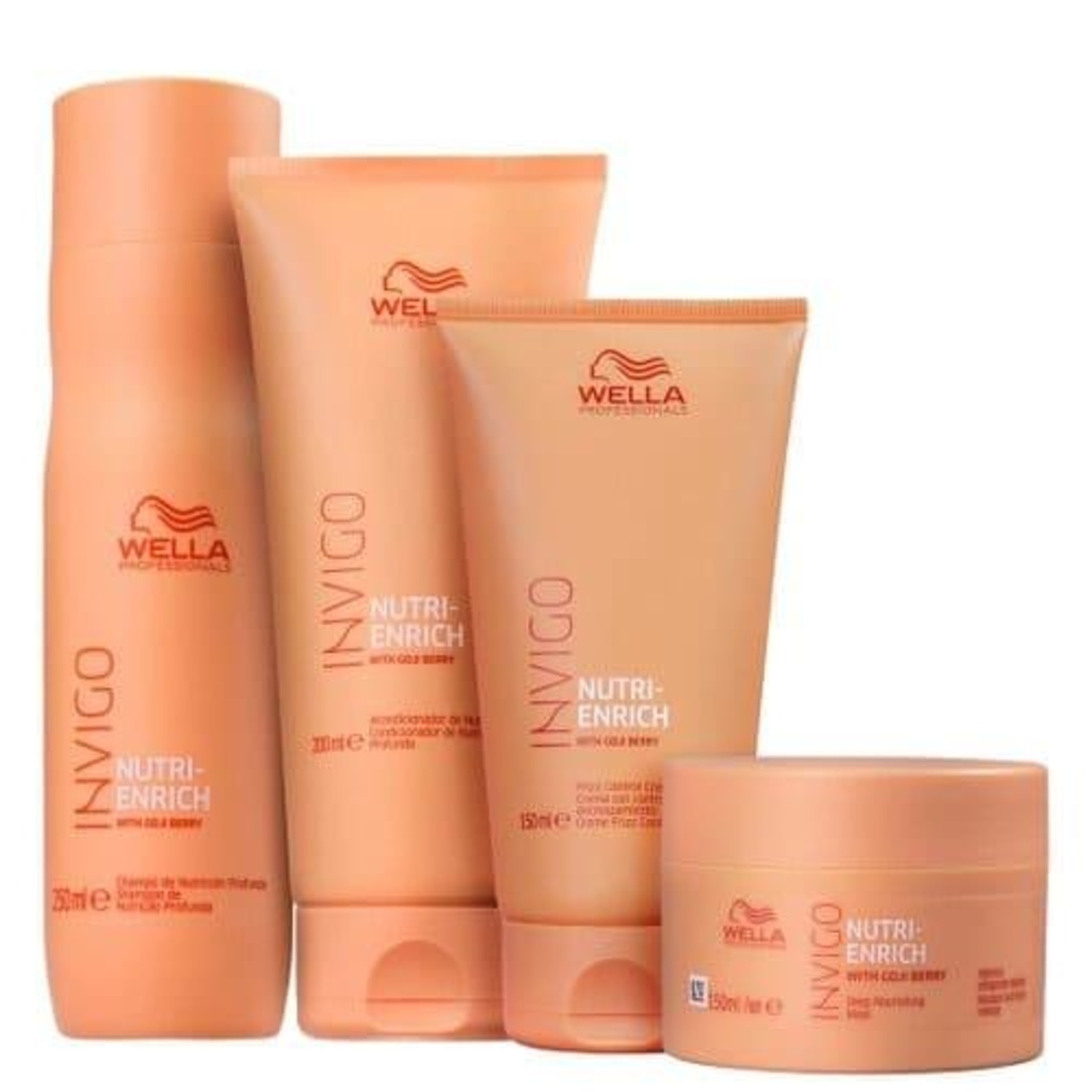 Kit Wella Professionals Invigo Nutri-Enrich Combo Completo (4 Produtos)